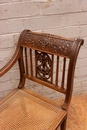 style Long chair in Walnut, France 19th century