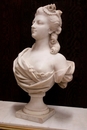 style Statue in cararra marble, France 19th century
