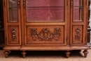 Louis XVI style Display cabinet in Beechwood, France 1900