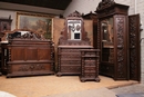 Hunt style Bedroom in Oak, France 19th century