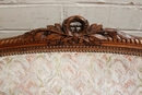 Louis XVI style sofa set in Walnut, France 19th century