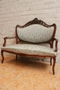 Louis XV sofa set in Walnut, France 19th century