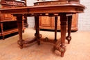 Louis XVI style Dinning set in mahogany, France 1900