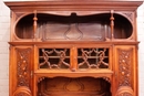 Art Nouveau style Cabinet in Walnut, France 1900