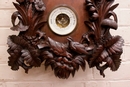 Black forest style Clock in Walnut, France 19th century
