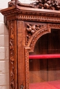 Black forest style Wall cabinet in Walnut, France 19th century