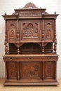 Breton style Cabinet in chestnut, France 19th century