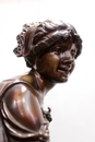 style Statue in bronze, France 19th century