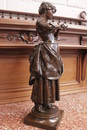 style Statue in bronze, France 19th century