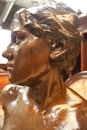 style Bronze in Bronze and marble, Belgium 19th century