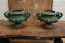 style Cast iron urns in cast iron, France 19th century