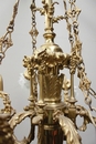 style Chandelier in Bronze, France 19th century
