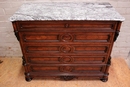 style Chest/secretary desk in rosewood, France 19th century