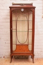 style Display cabinet in mahogany bronze wedgewood, France 19th century