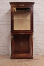 Empire style Display cabinet in mahogany and bronze, France 1900