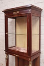 Empire style Display cabinet in mahogany and bronze, France 1900