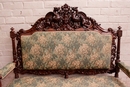 Renaissance style Sofa set in Walnut, France 19th century