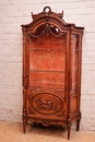 Louis XVI style Display cabinet in Walnut, France 19th century
