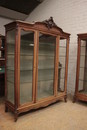 Louis XV style Display cabinets in Walnut, France 19th century