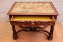 Renaissance style Desk table in Oak, France 19th century