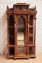 Renaissance style Display cabinet in Walnut, France 19th century
