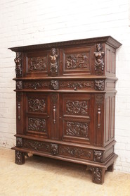Figural cabinet in oak