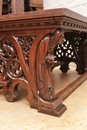 Gothic style Table in Oak, France 19th century