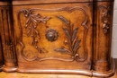French provencal style Cabinet in Walnut, France 1920