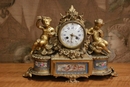 style Clock in gilt bronze, France 19th century