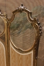 Louis XV style Folding screen in gilt wood, France 19th century