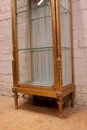 Louis XVI style Display cabinet in gilt wood and wedgewood, France 19th century