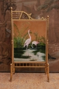 style Fire screen in gilt wood, France 1900