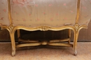 Louis XV style Bed in gilt wood, France 19th century