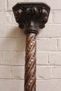 Gothic style Hall lamp in Walnut, France 19th century