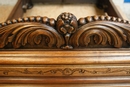Henri II style Bed  in Walnut, France 19th century
