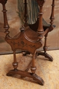 Henri II style Sewing table in Walnut, France 19th century