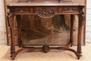 Henri II style Vanity in Walnut, France 19th century