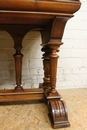 Henri II style Walnut Henri II desk table in Walnut, France 19th century