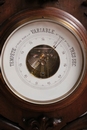 Hunt style Barometer in Walnut, France 19th century