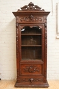 Hunt single door Bookcase in Oak, France 19th century