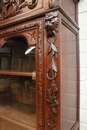 Hunt single door Bookcase in Oak, France 19th century
