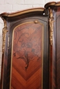 Louis XV style Armoire in rosewood and bronze, France 19th century