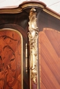 Louis XV style Armoire in rosewood and bronze, France 19th century