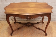 Louis XV center table in walnut