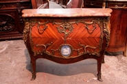 Louis XV Commode with bronze and wedgewood