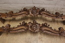 Louis XV style Curtain hangers in Walnut, France 19th century