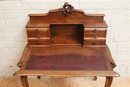 Louis XV style Desk and two chairs in Walnut, France 19th century