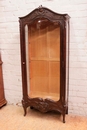 Louis XV style Display cabinet in Walnut, France 1900