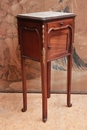 Louis XV style End table in mahogany, France 19th century