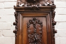 Louis XV style Grandfather clock in Walnut, France 19th century